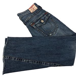 True Religion Flare Distressed Jeans Size 26 Women